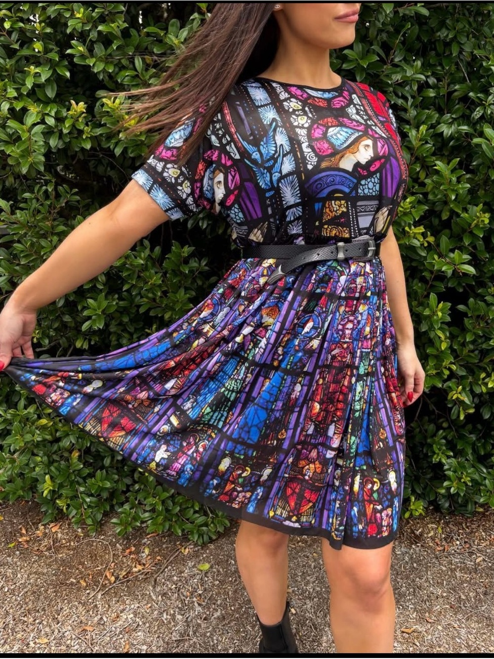 BlackMilk ✨ADORATION OF THE SACRED HEART ✨Stained Glass Dress ✨XS/S/M/L✨New!